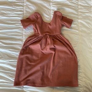 Remie Girl ribbed twirl dress - size 2